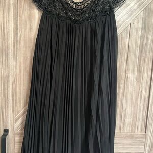 Xscape Black Sequin Embellished Gown